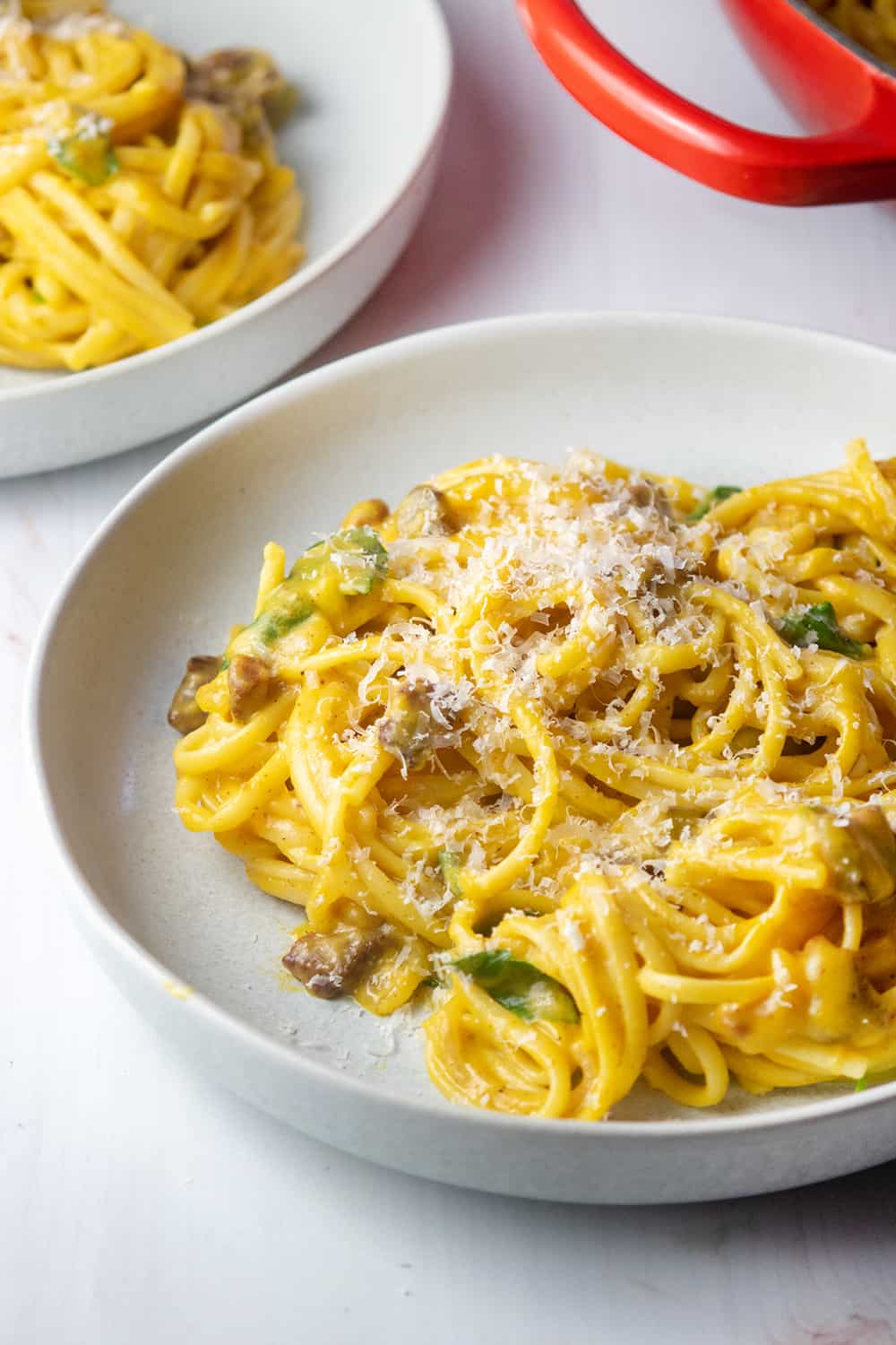 pumpkin carbonara