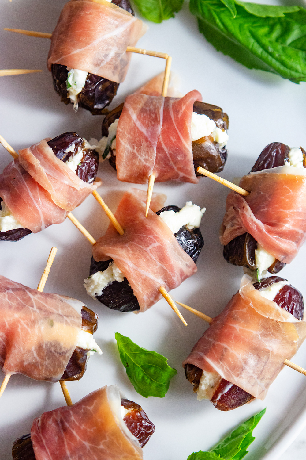 Goat Cheese Dates With Prosciutto