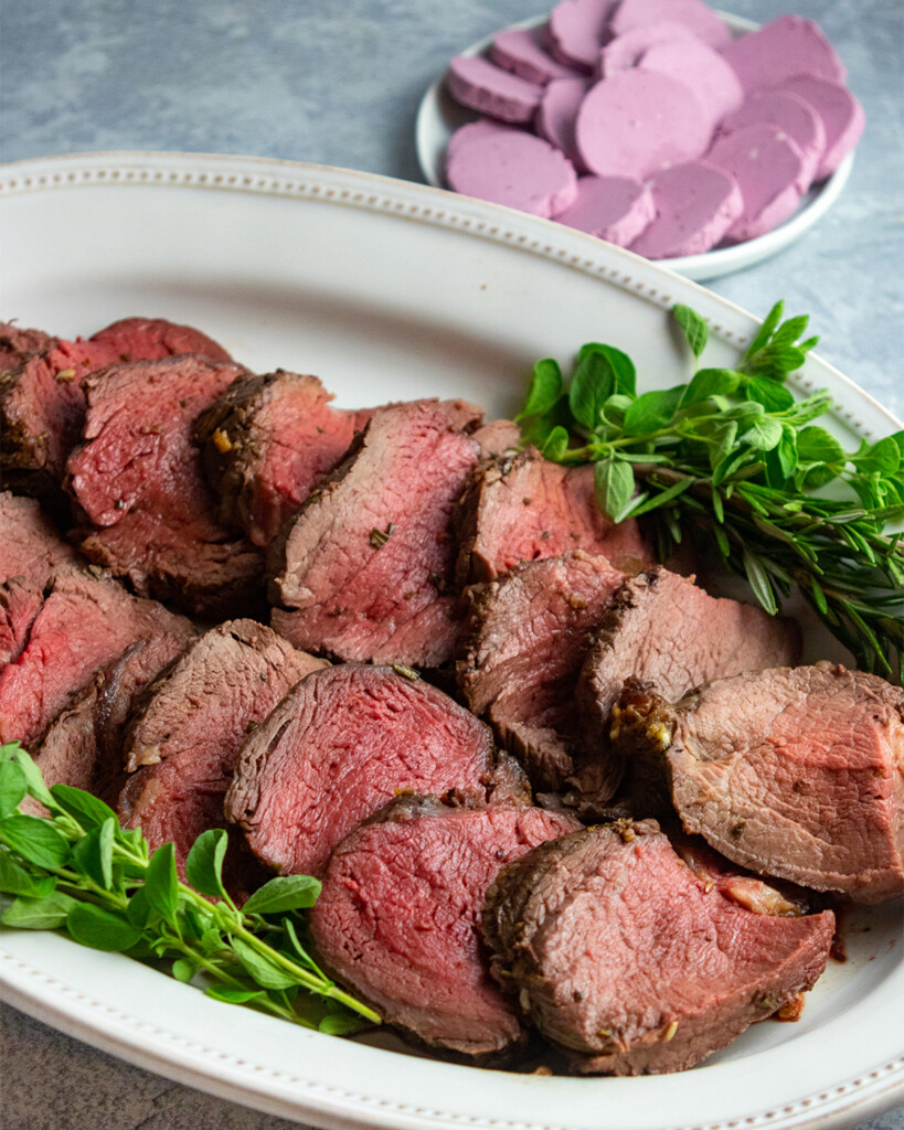 Beef Tenderloin With Red Wine-Rosemary Butter