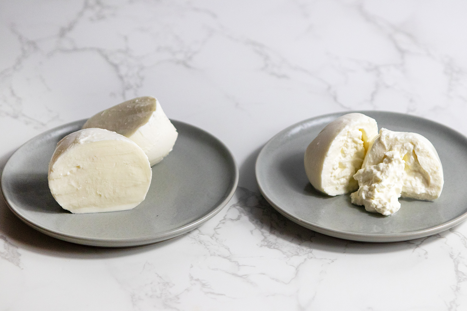 The Difference Between Mozzarella And Burrata