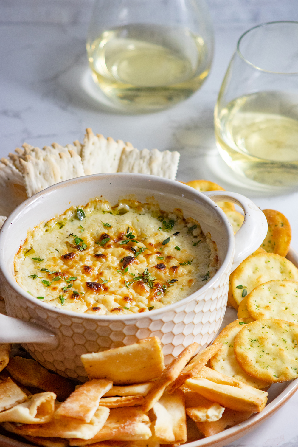 Baked Goat Cheese And Ricotta Dip