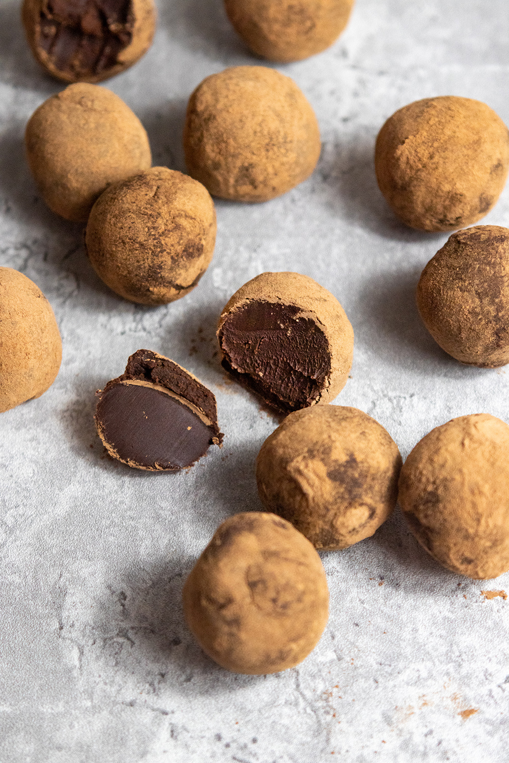 balsamic chocolate truffles