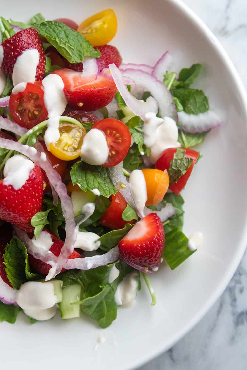 Strawberry and Cherry Tomato Salad