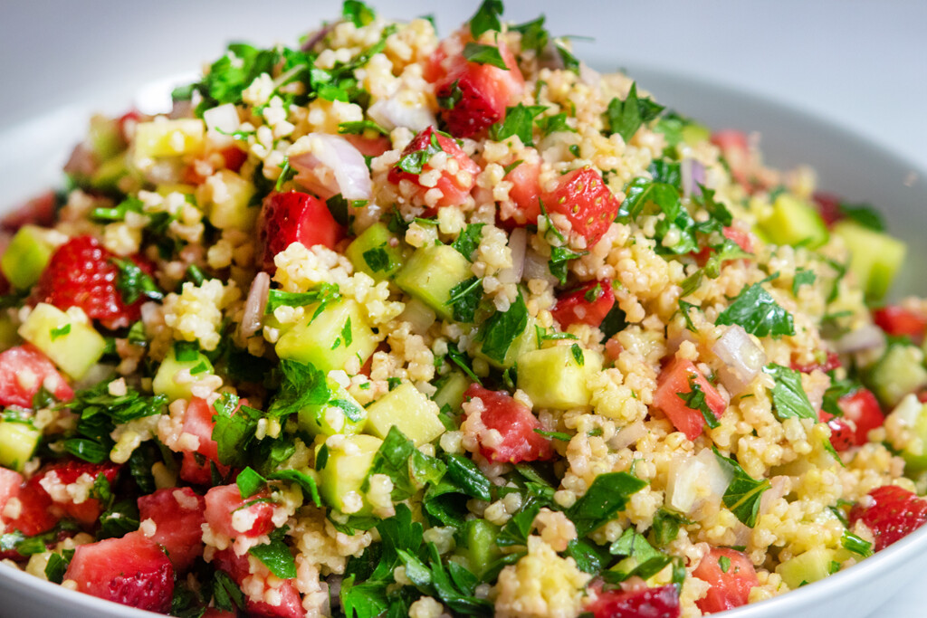 millet tabbouleh salad