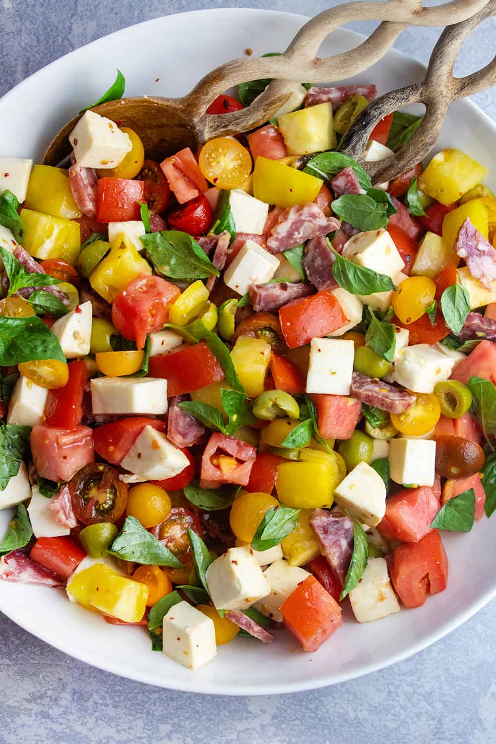 antipasti caprese salad