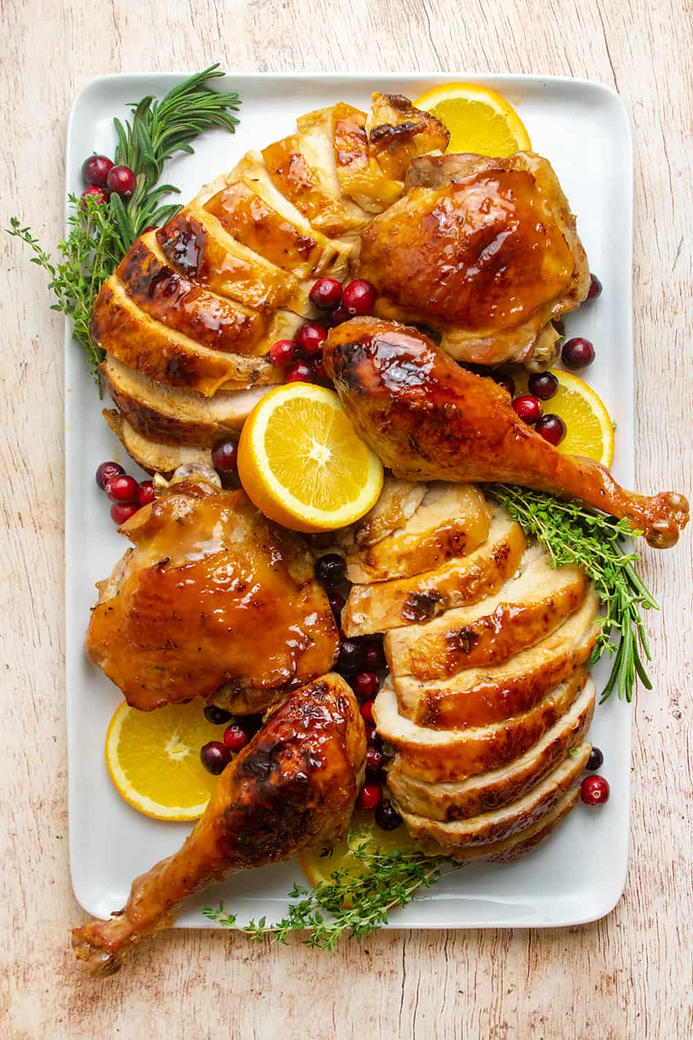 Cranberry Orange Glazed Turkey