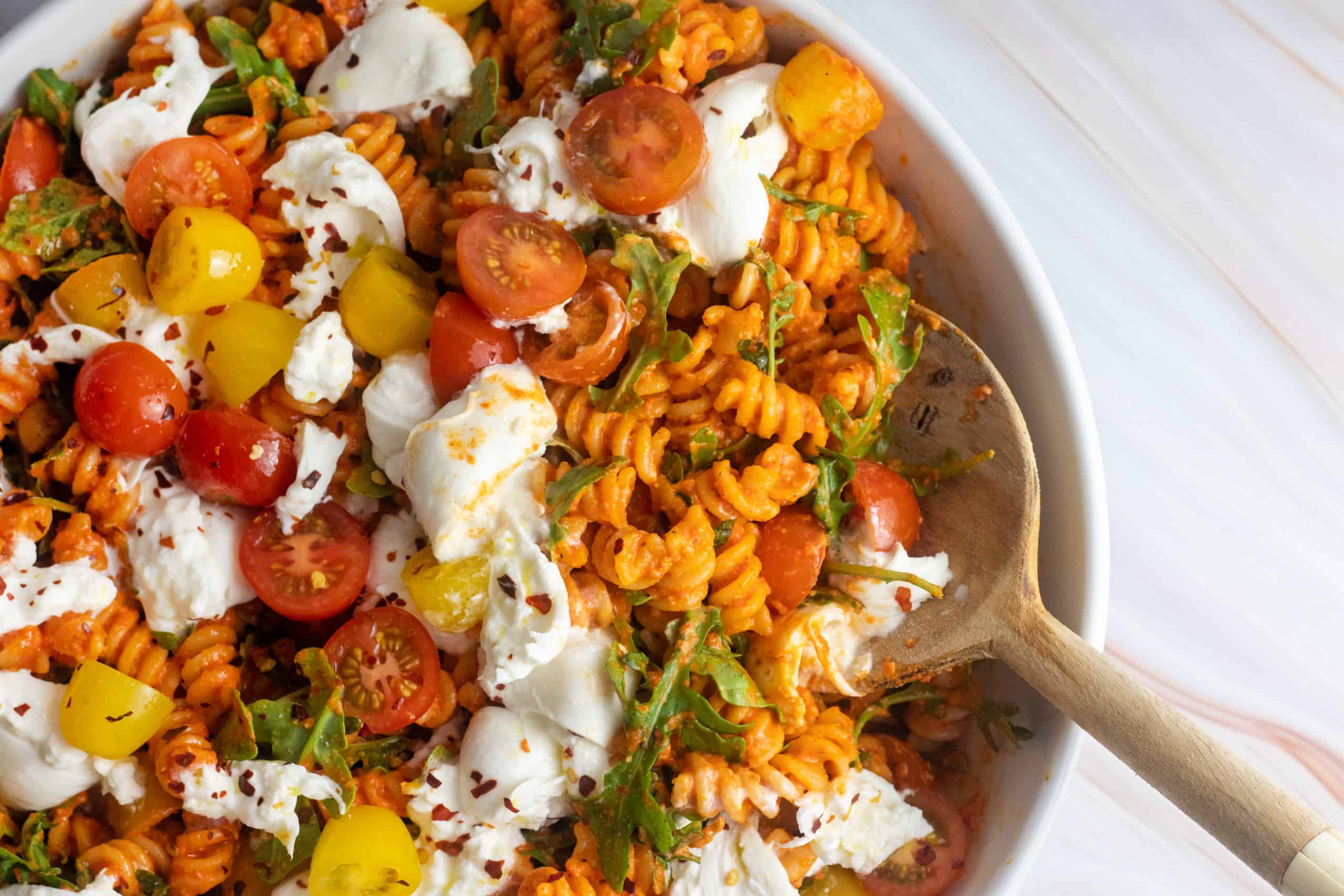 Romesco Pasta Salad